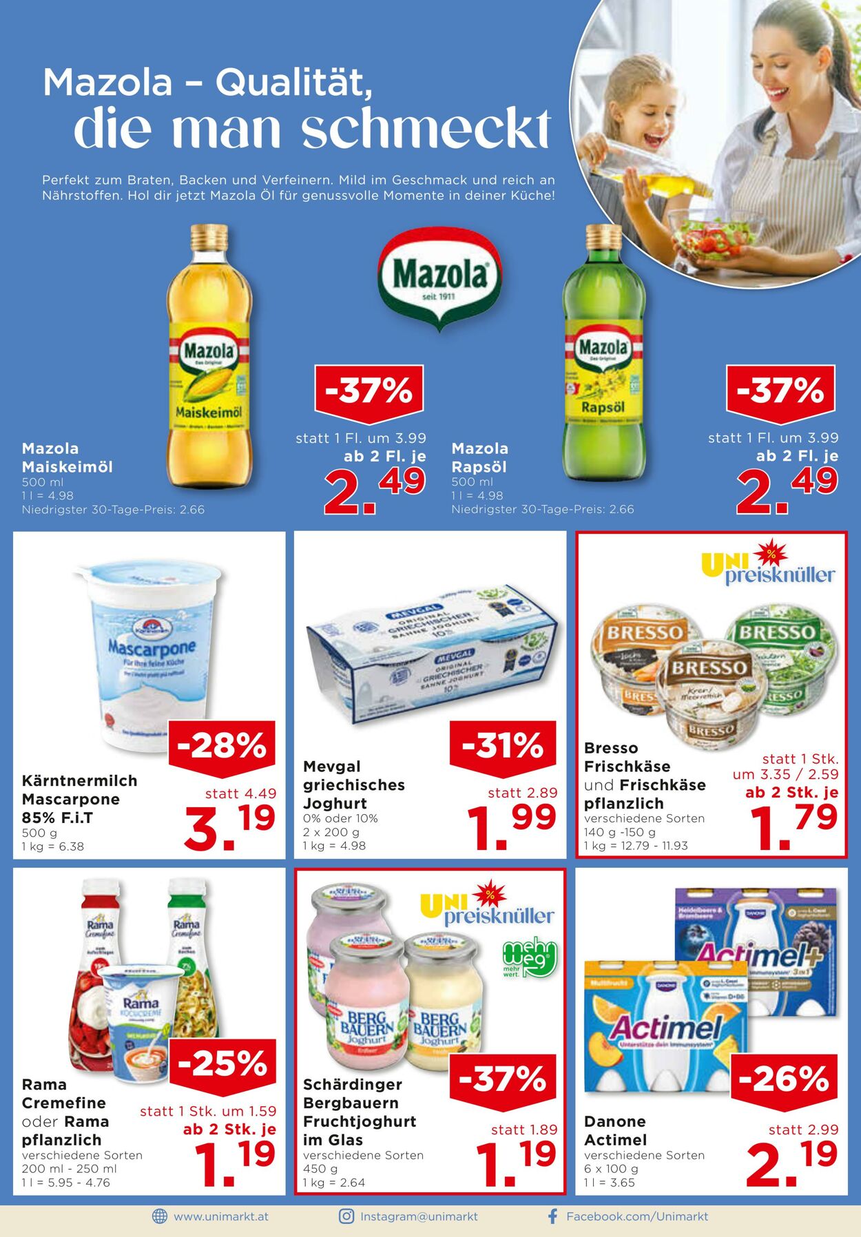 Prospekt Unimarkt 30.07.2025 - 05.08.2025