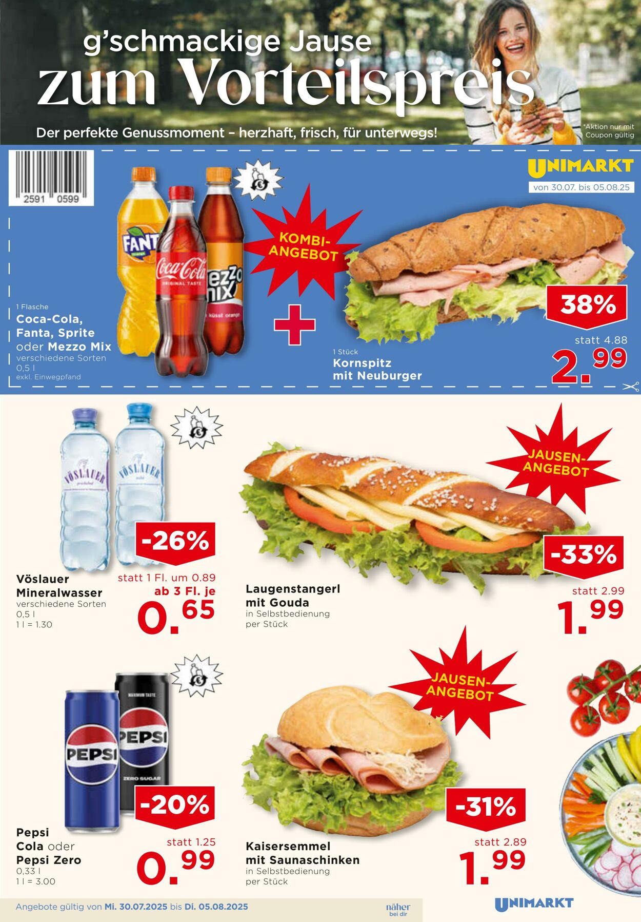Prospekt Unimarkt 30.07.2025 - 05.08.2025