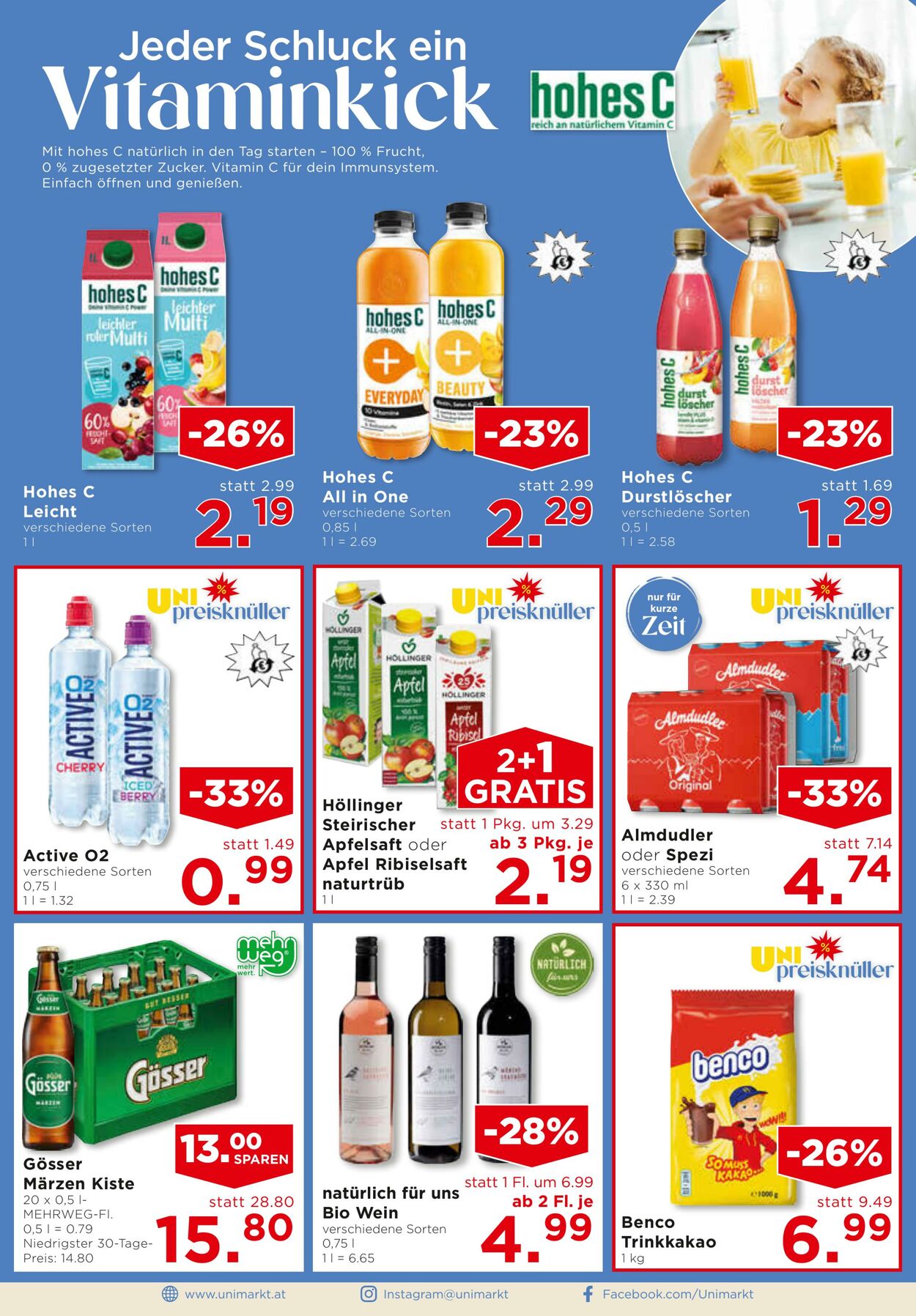Prospekt Unimarkt 30.07.2025 - 05.08.2025