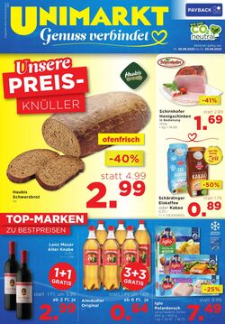 Prospekt Unimarkt 30.08.2023 - 05.09.2023