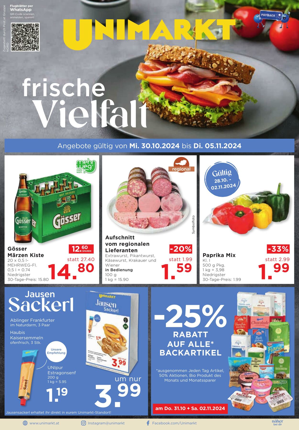 Prospekt Unimarkt 30.10.2024 - 05.11.2024