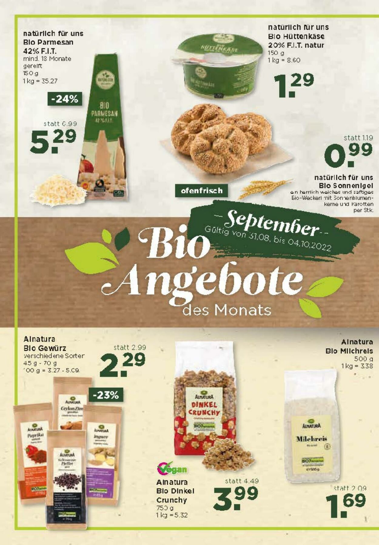 Prospekt Unimarkt 31.08.2022 - 06.09.2022