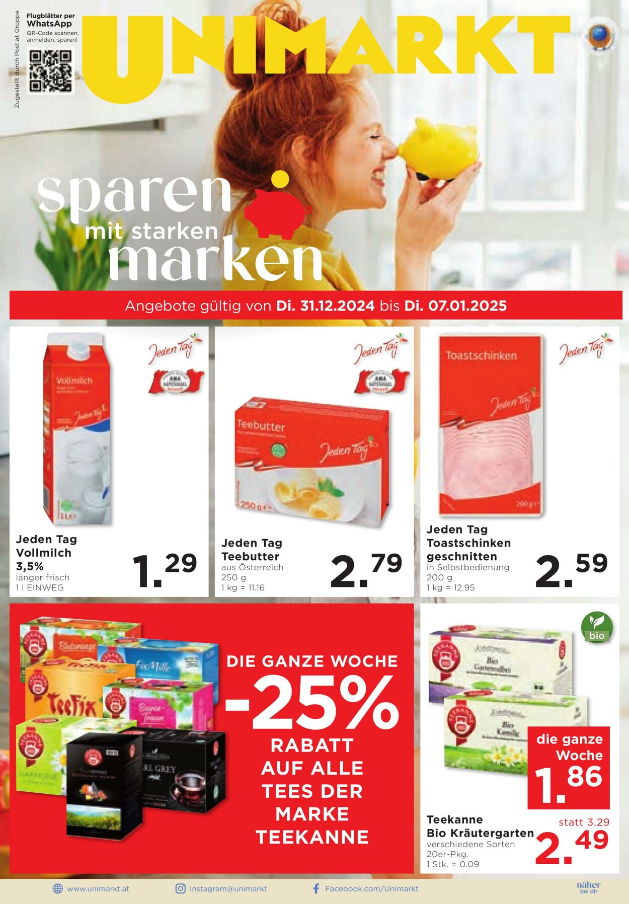 Prospekt Unimarkt - 31.12.2024. - 07.01.2025 31 Dez, 2025 - 7 Jän, 2026