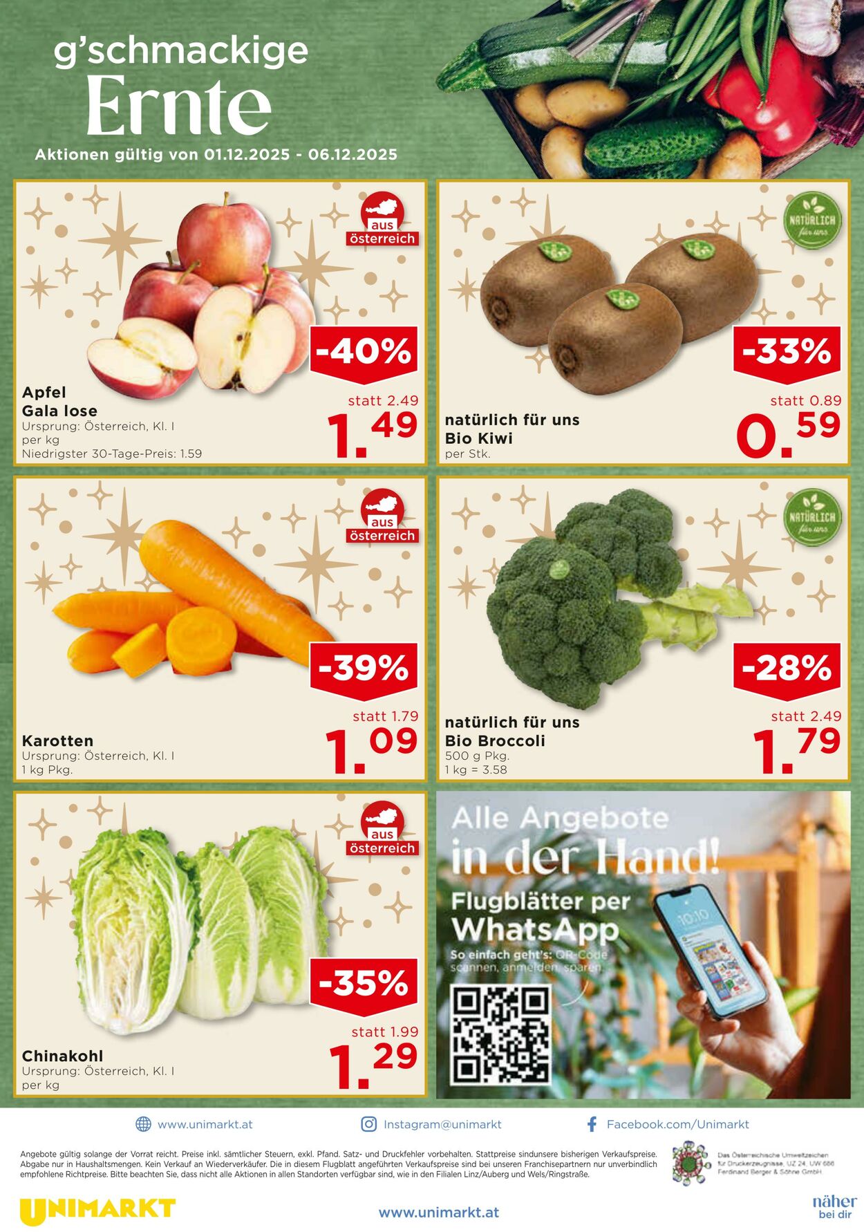 Prospekt Unimarkt 03.12.2025 - 09.12.2025