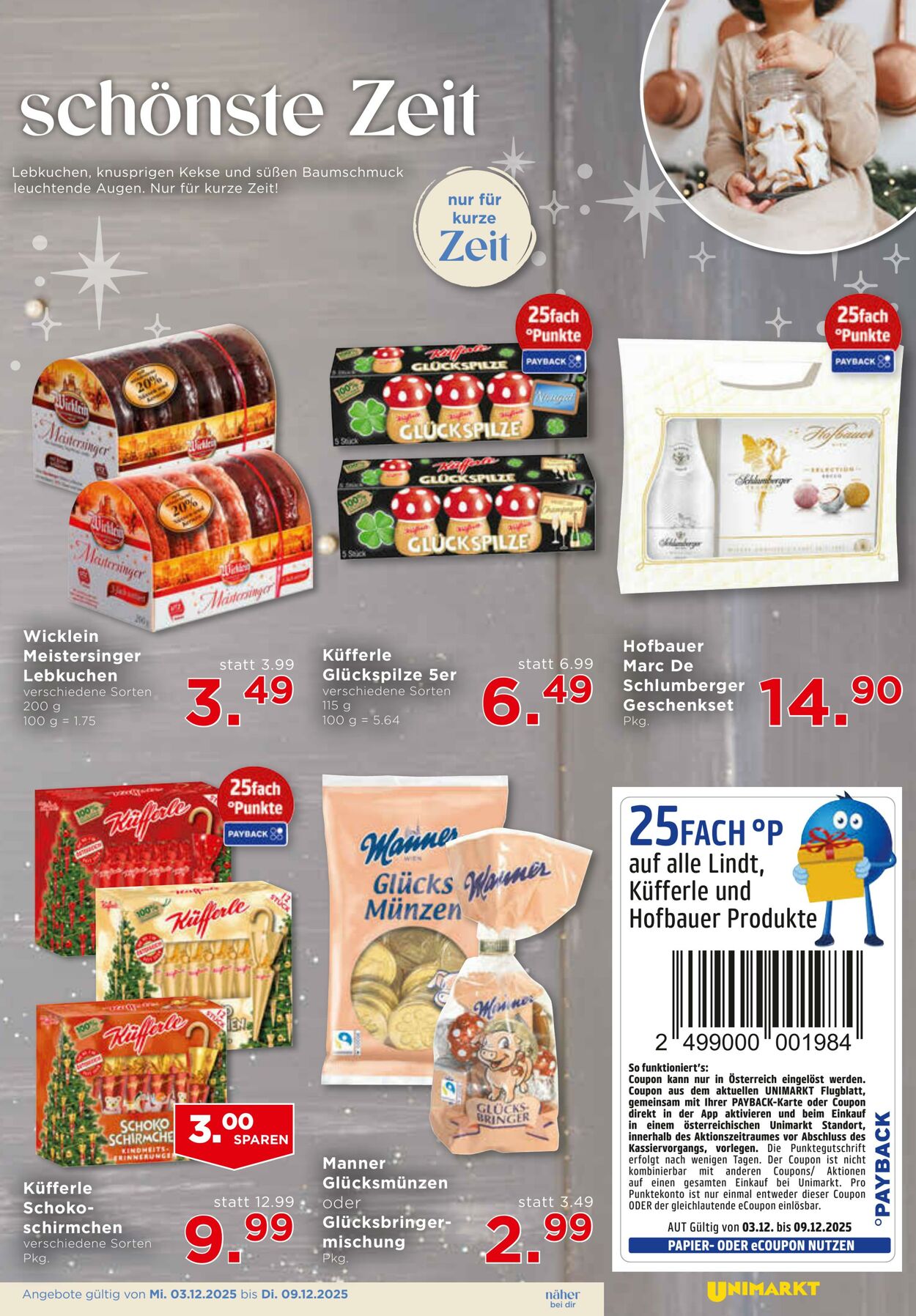 Prospekt Unimarkt 03.12.2025 - 09.12.2025