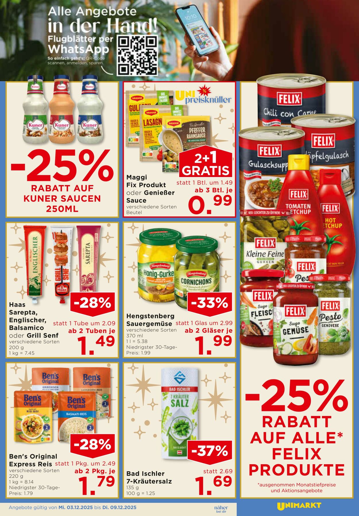 Prospekt Unimarkt 03.12.2025 - 09.12.2025