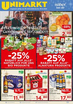 Prospekt Unimarkt 03.12.2025 - 09.12.2025