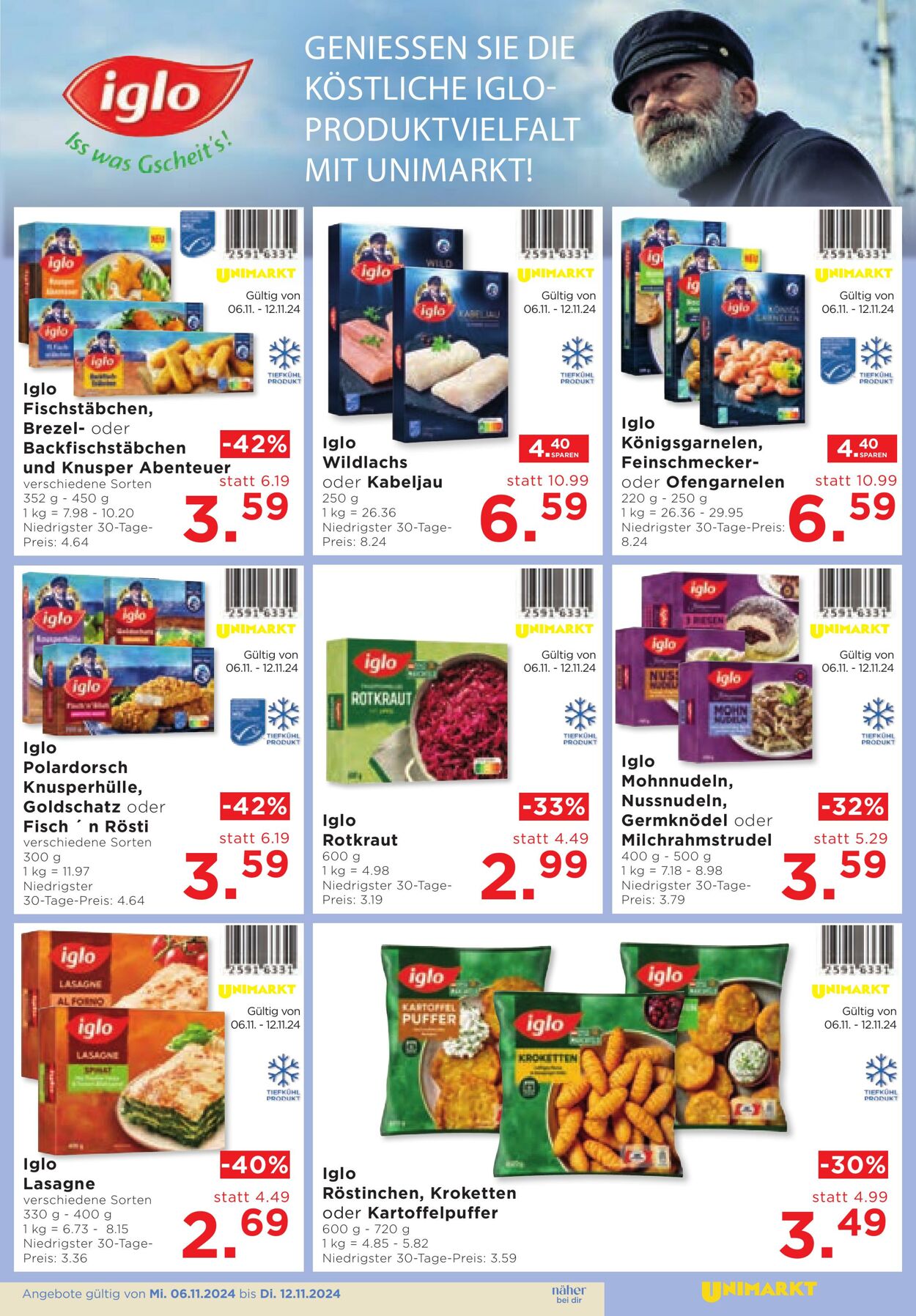 Prospekt Unimarkt 06.11.2024 - 12.11.2024