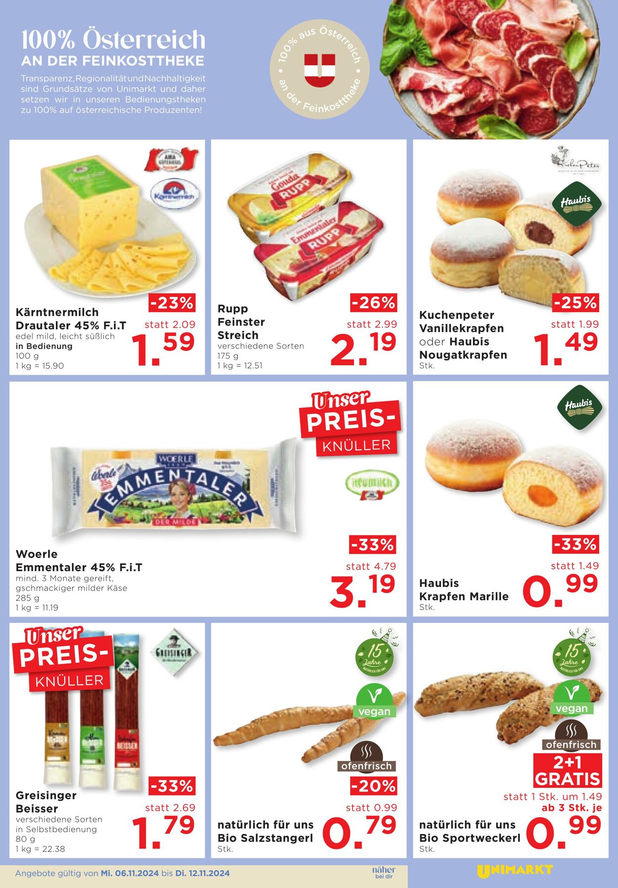 Prospekt Unimarkt 06.11.2024 - 12.11.2024