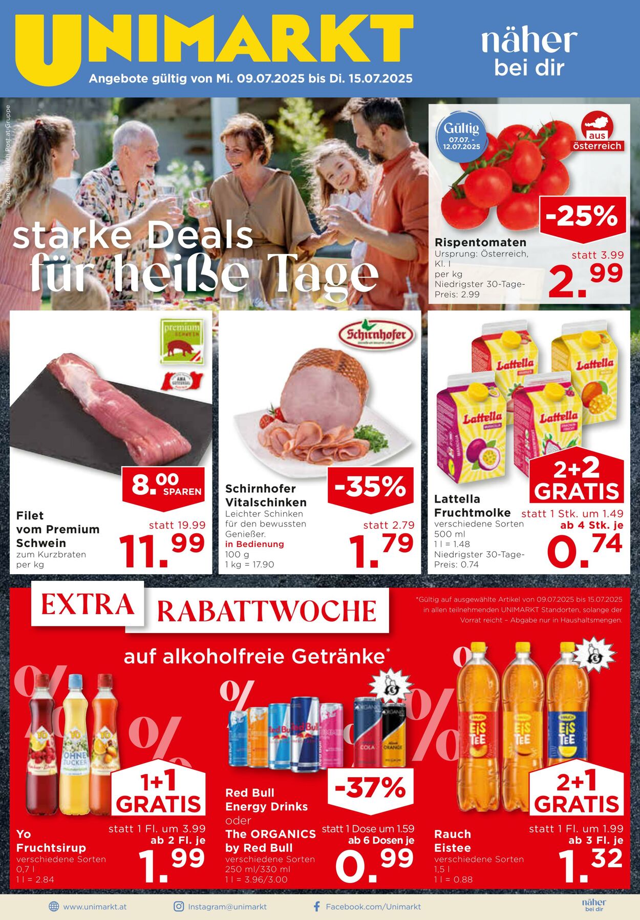 Prospekt Unimarkt 09.07.2025 - 15.07.2025