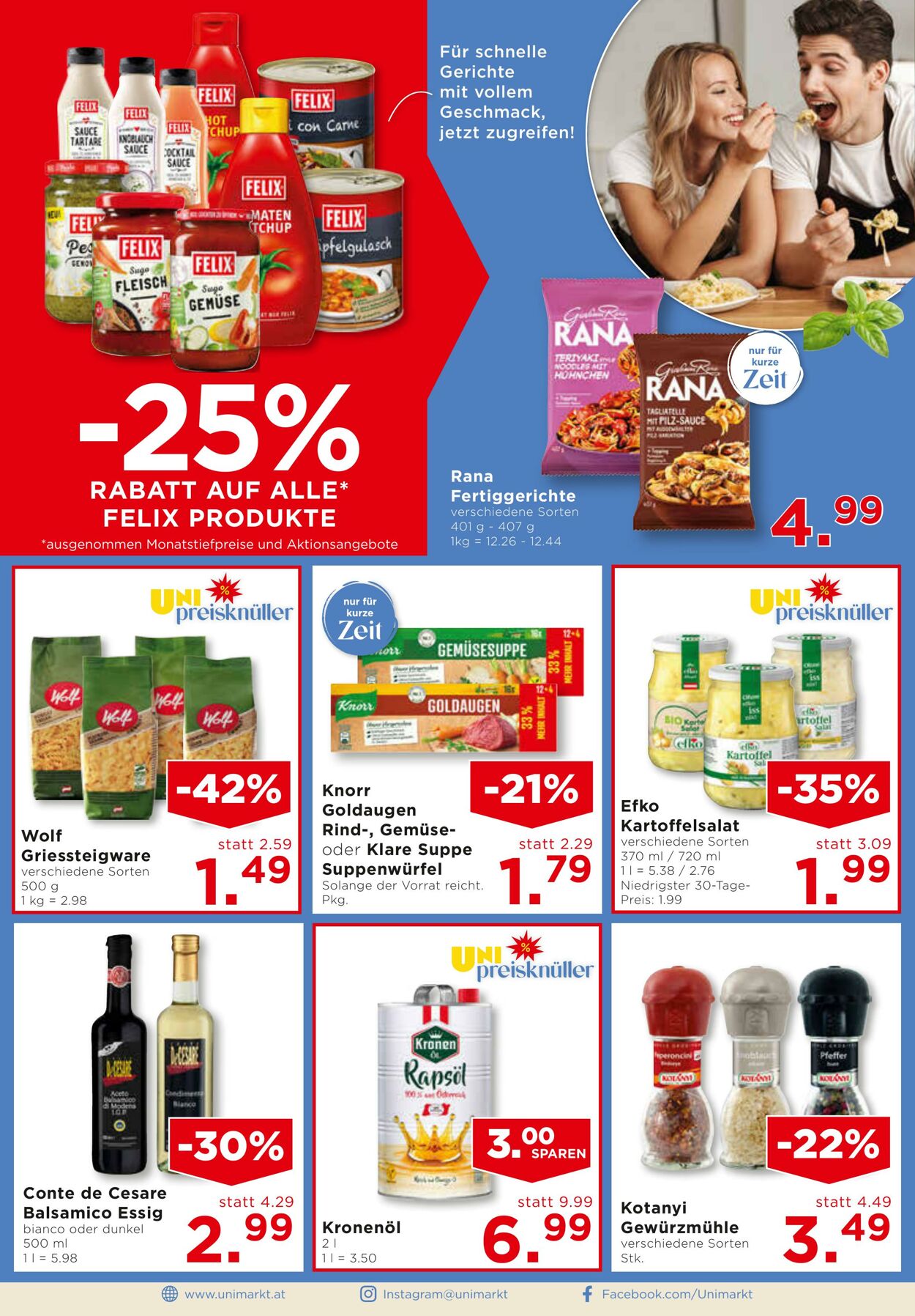 Prospekt Unimarkt 09.07.2025 - 15.07.2025