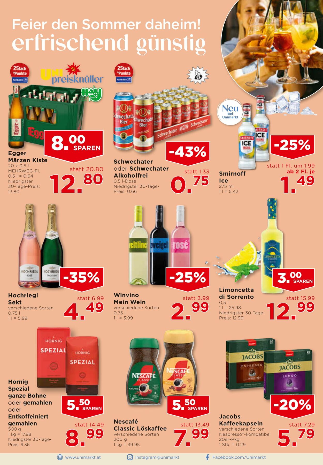 Prospekt Unimarkt 09.07.2025 - 15.07.2025