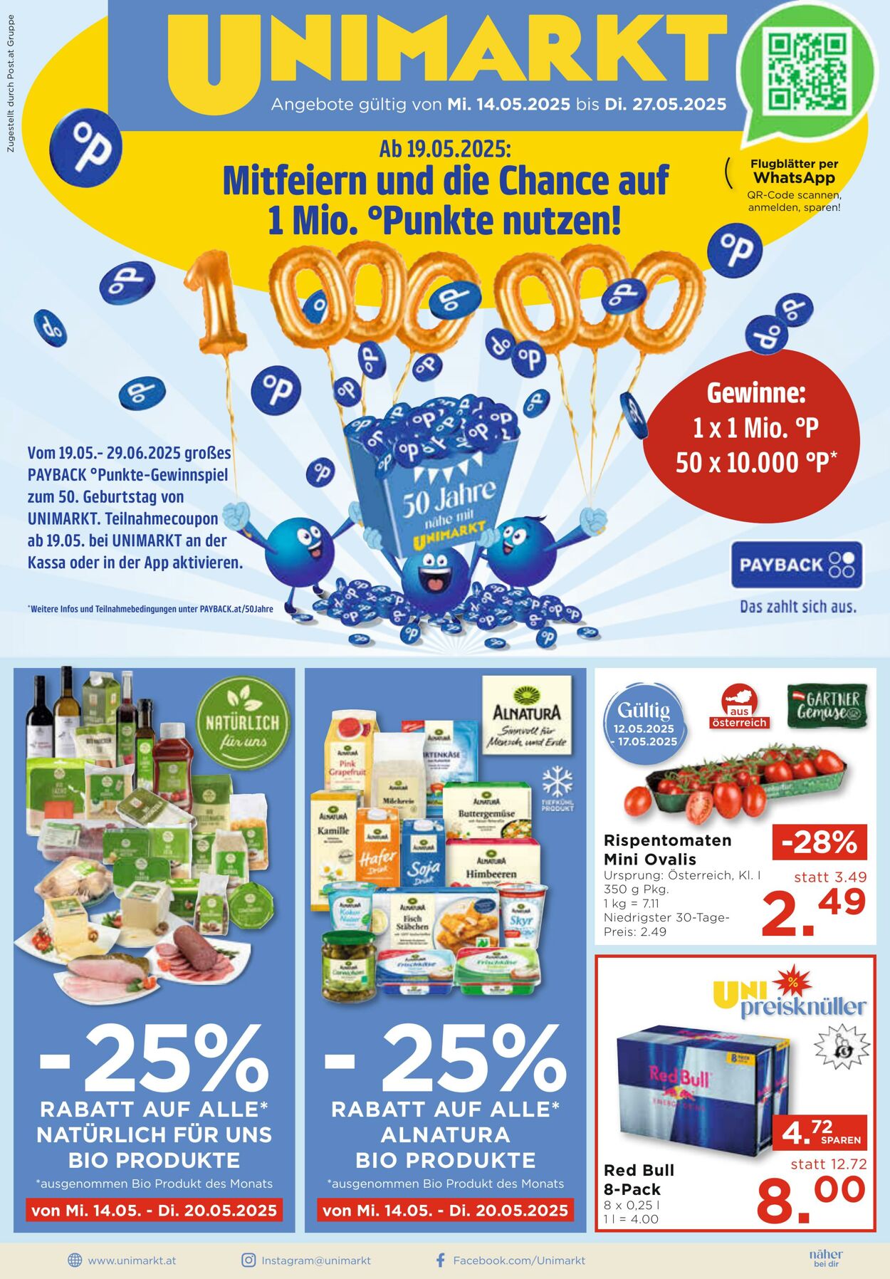 Prospekt Unimarkt 14.05.2025 - 27.05.2025