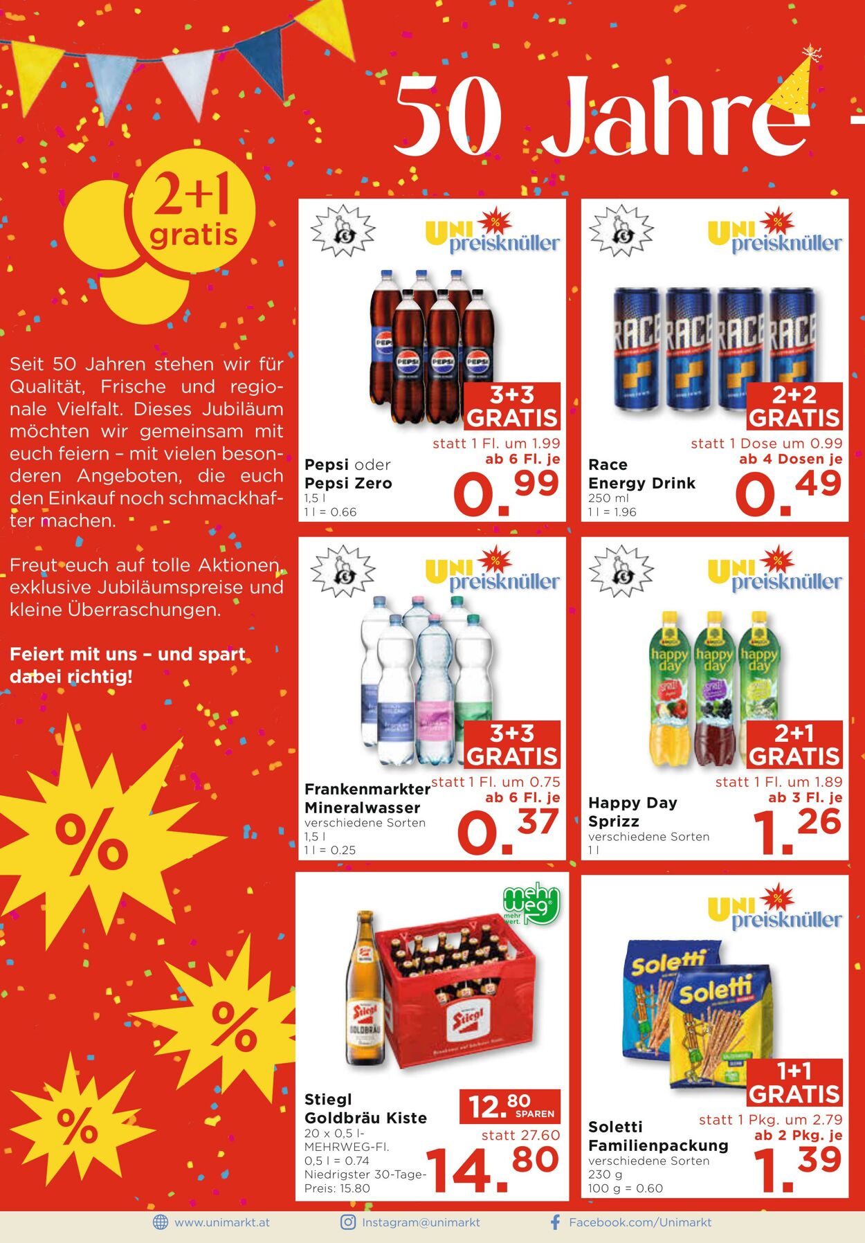 Prospekt Unimarkt 14.05.2025 - 27.05.2025