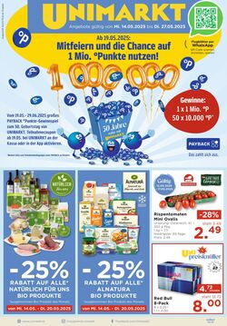 Prospekt Unimarkt 14.05.2025 - 27.05.2025