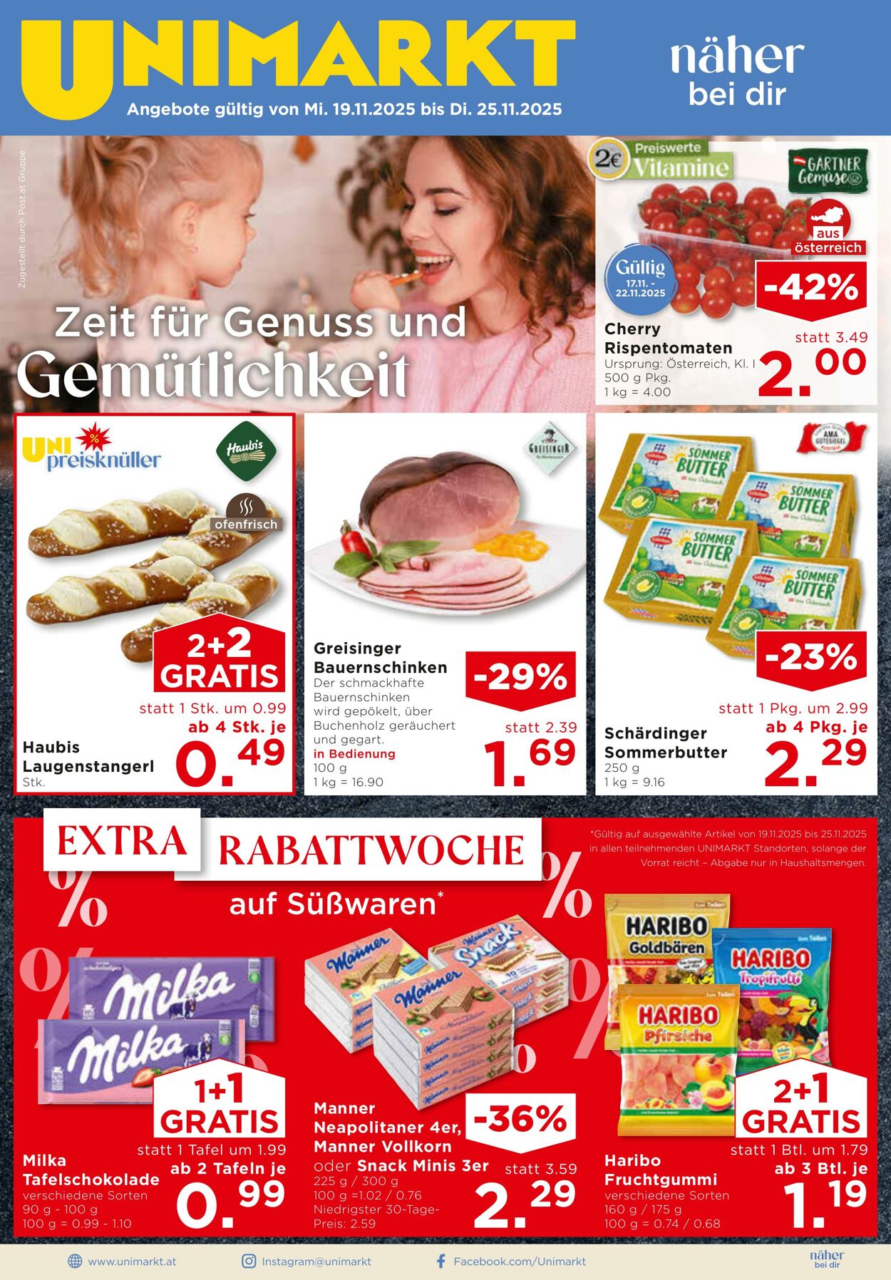 Prospekt Unimarkt 19.11.2025 - 25.11.2025