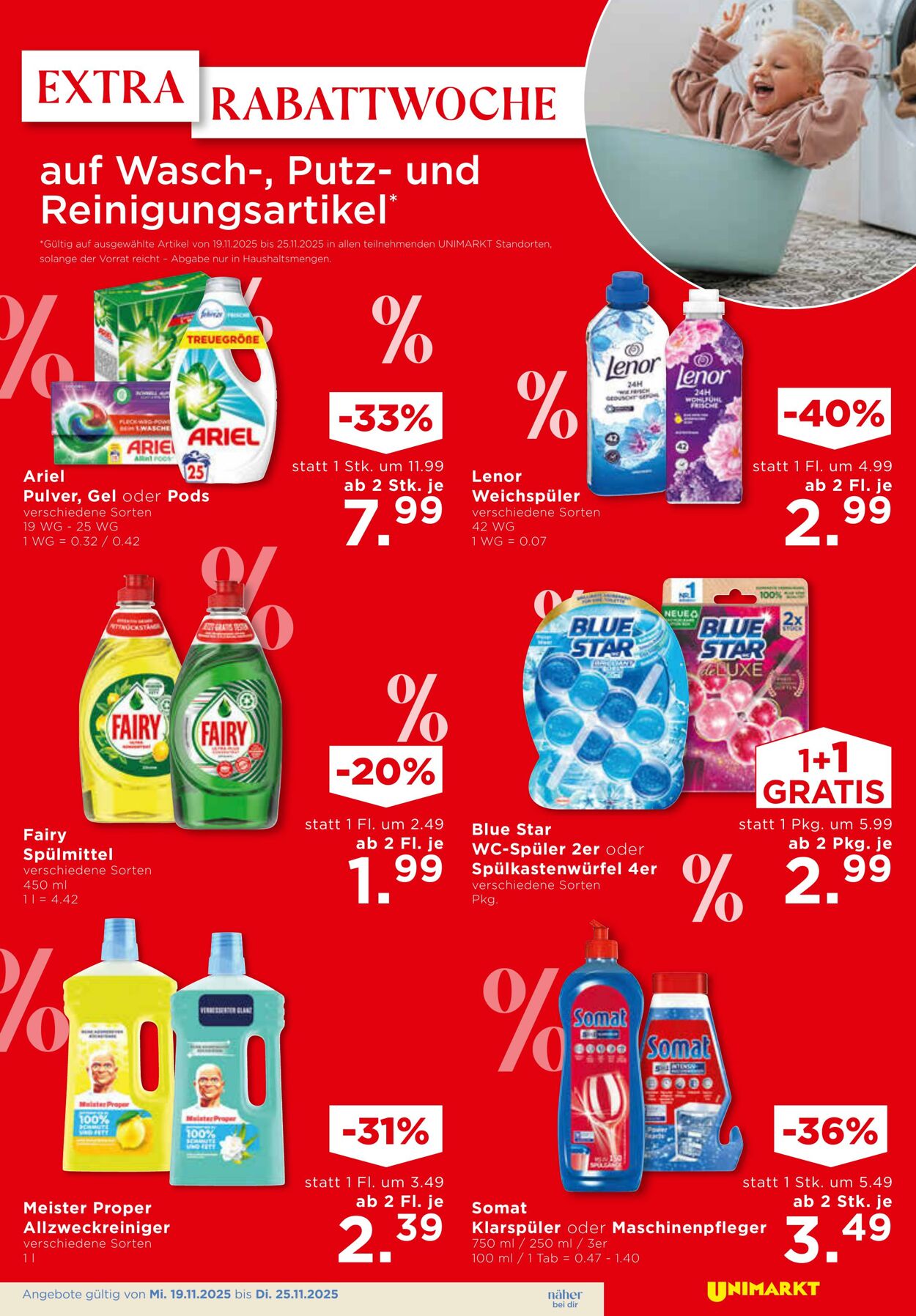 Prospekt Unimarkt 19.11.2025 - 25.11.2025