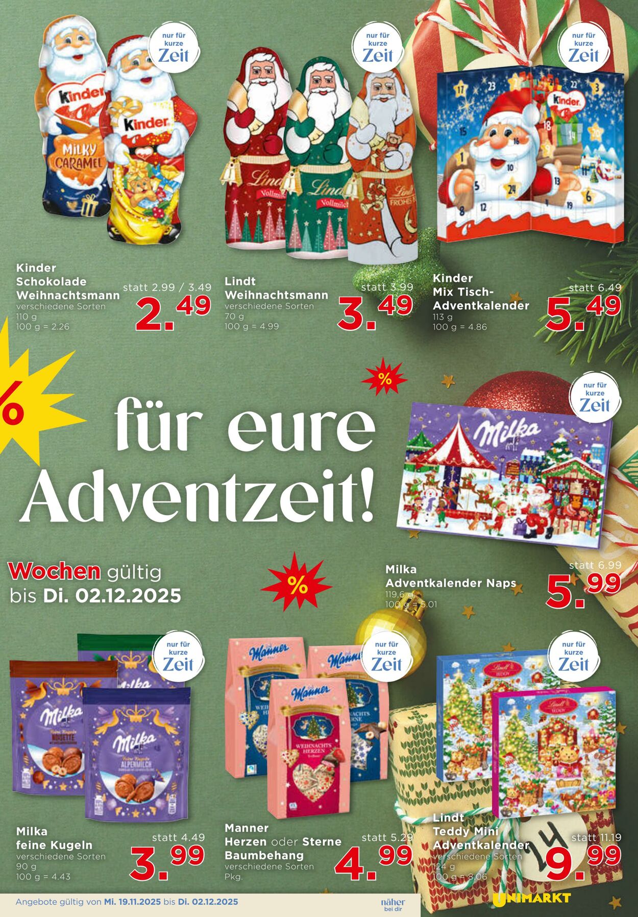Prospekt Unimarkt 19.11.2025 - 25.11.2025