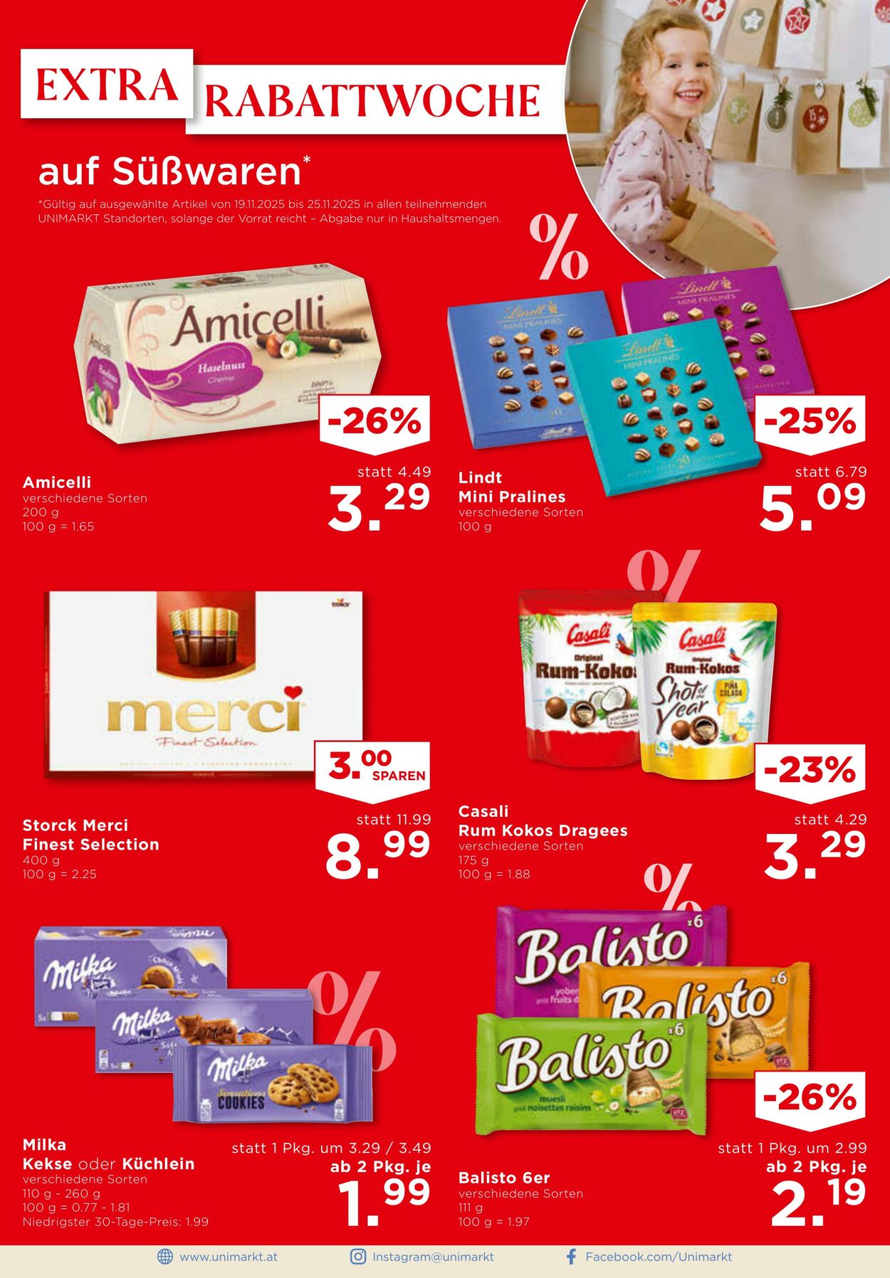 Prospekt Unimarkt 19.11.2025 - 25.11.2025