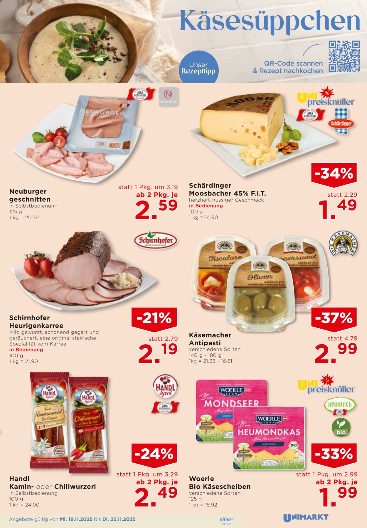 Prospekt Unimarkt 19.11.2025 - 25.11.2025