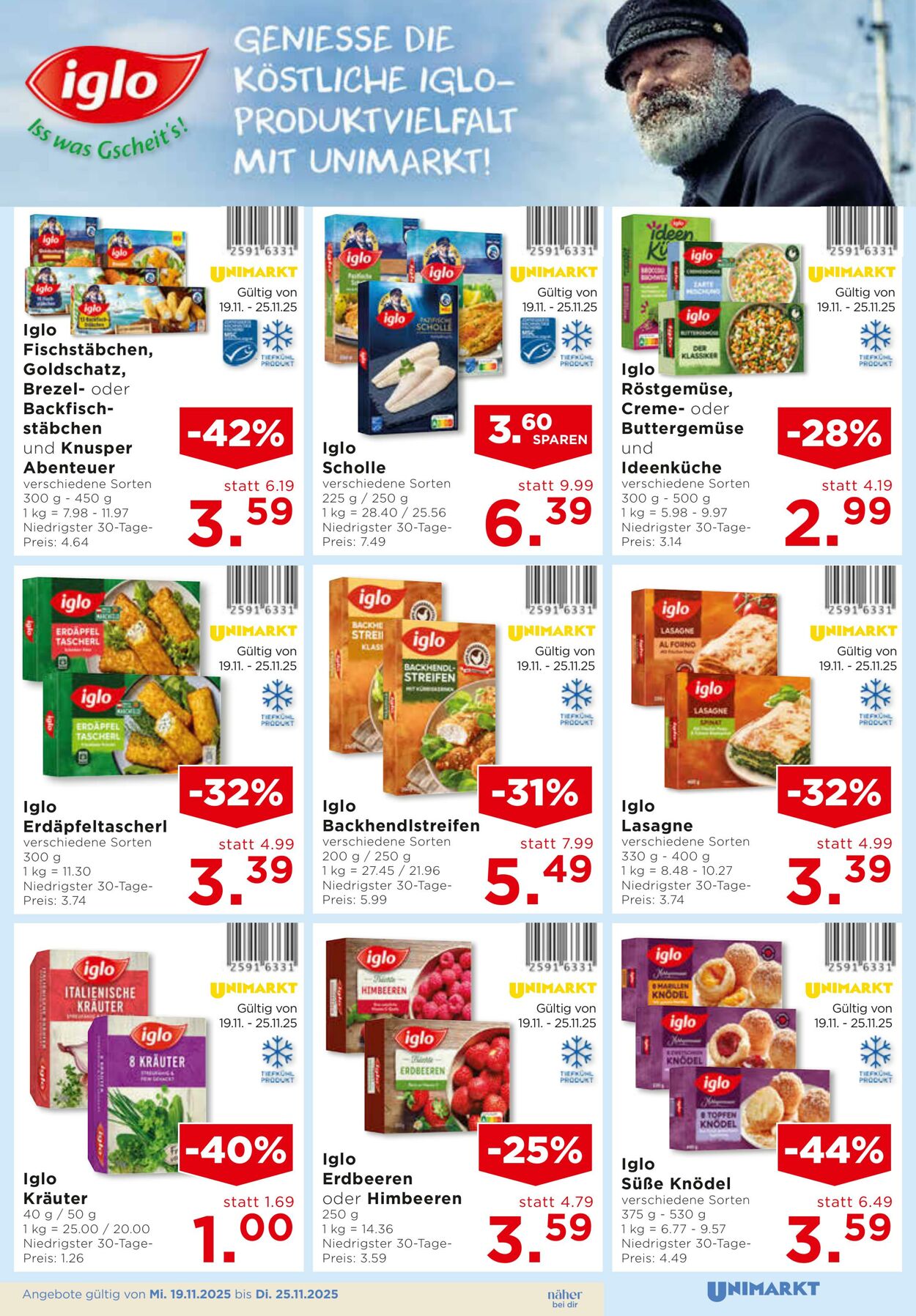 Prospekt Unimarkt 19.11.2025 - 25.11.2025