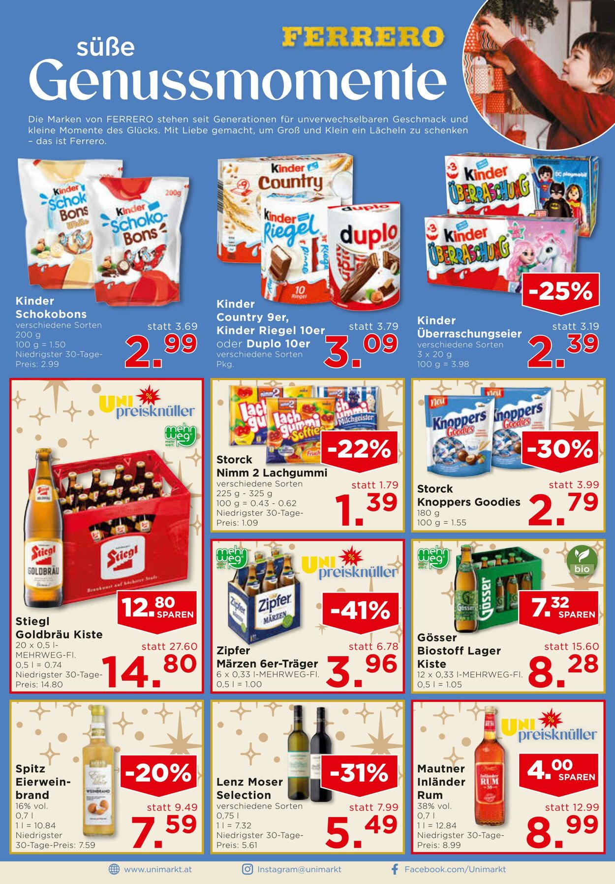 Prospekt Unimarkt 26.11.2025 - 02.12.2025