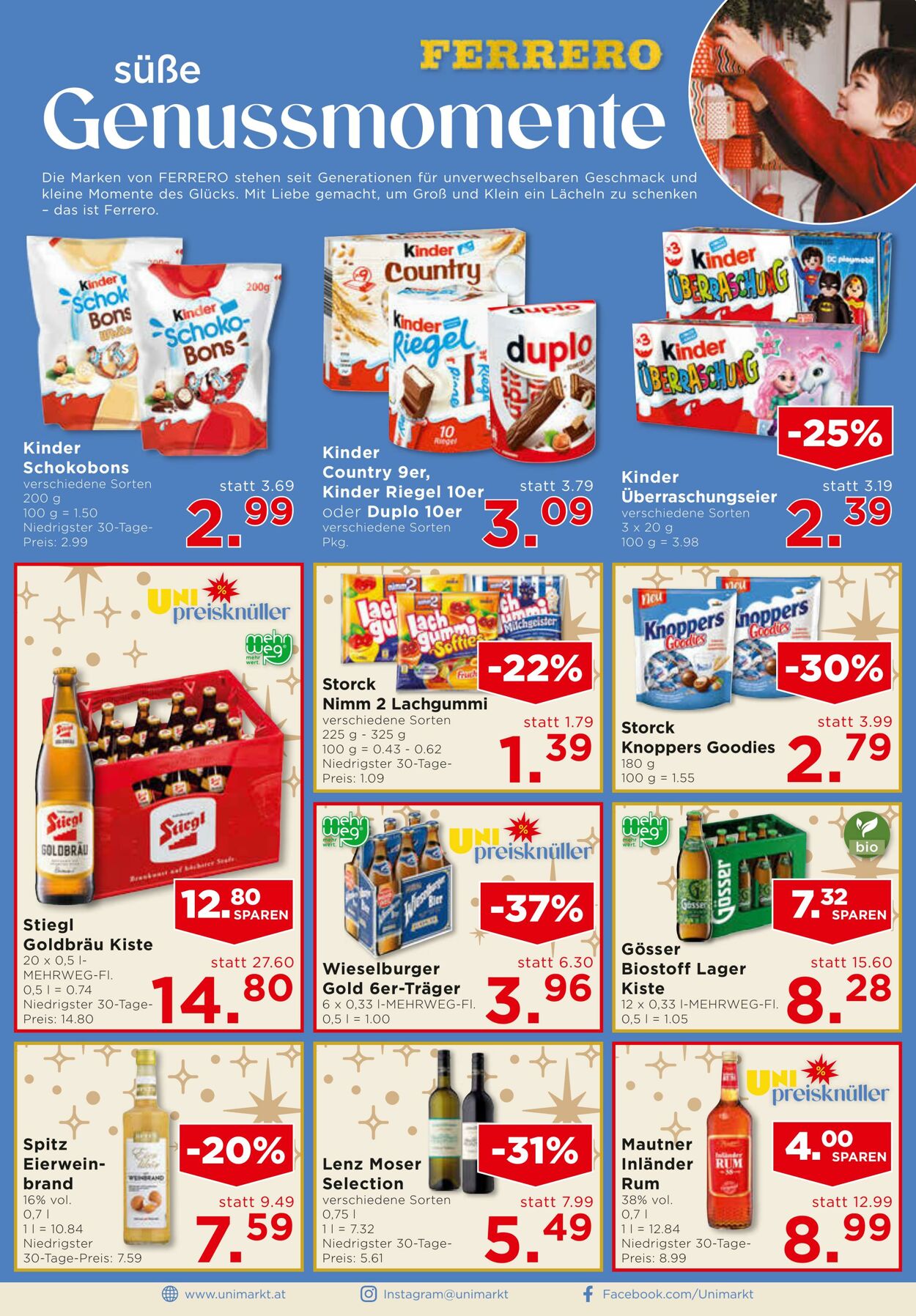 Prospekt Unimarkt 26.11.2025 - 02.12.2025