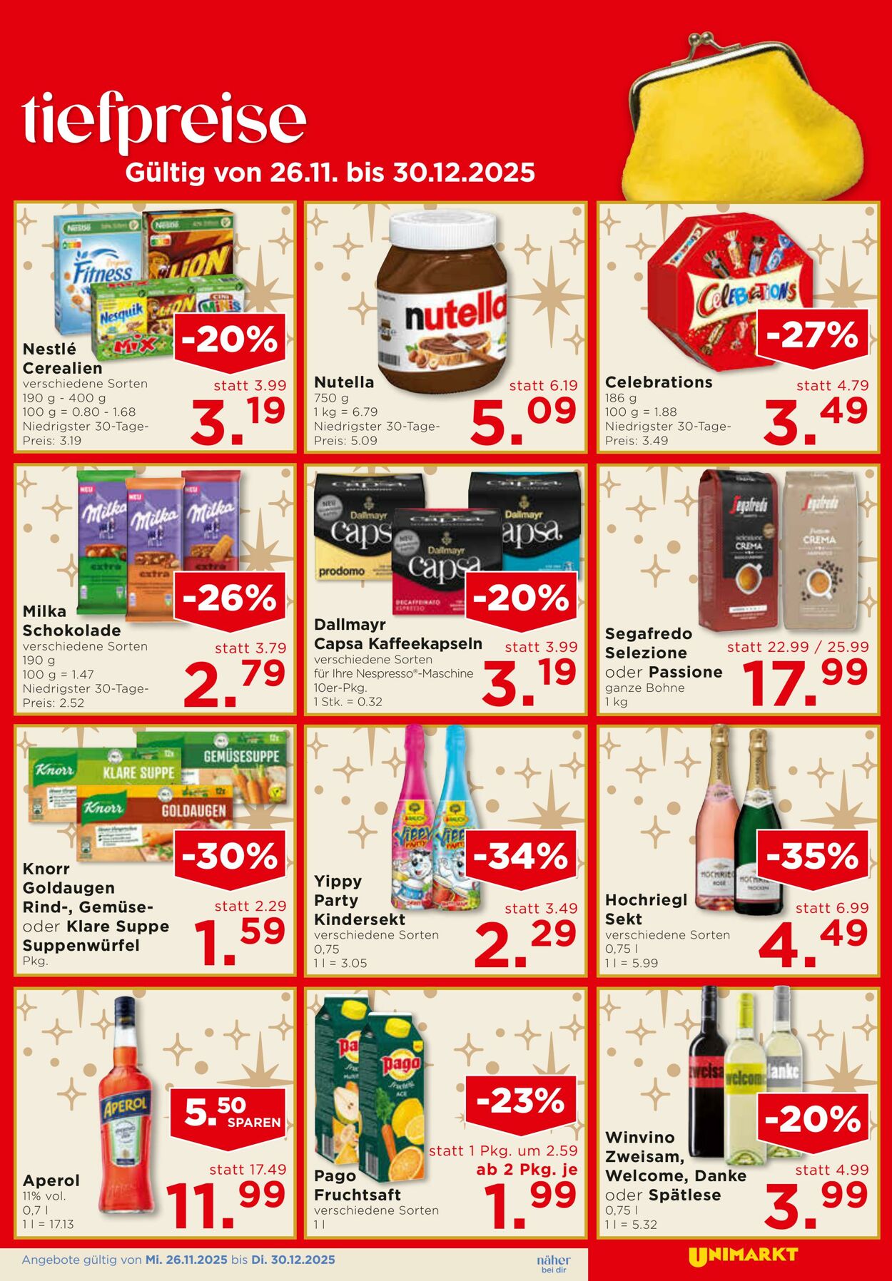 Prospekt Unimarkt 26.11.2025 - 02.12.2025