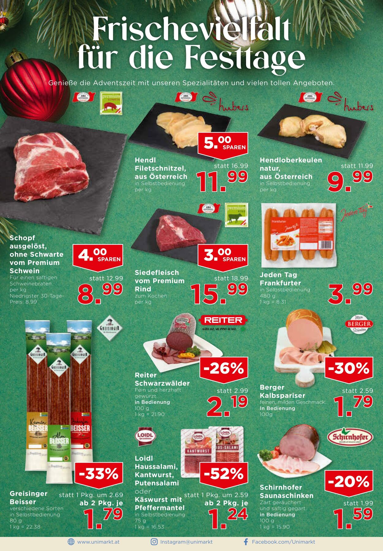 Prospekt Unimarkt 26.11.2025 - 02.12.2025