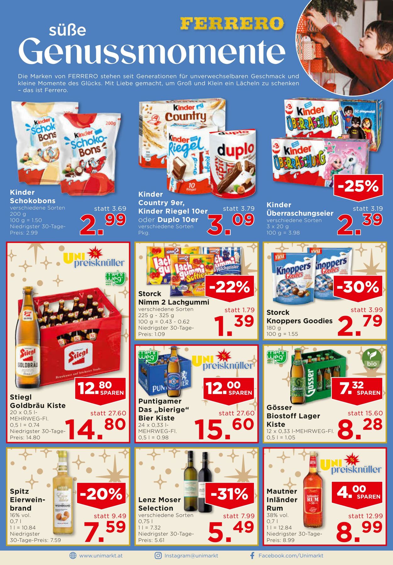 Prospekt Unimarkt 26.11.2025 - 02.12.2025
