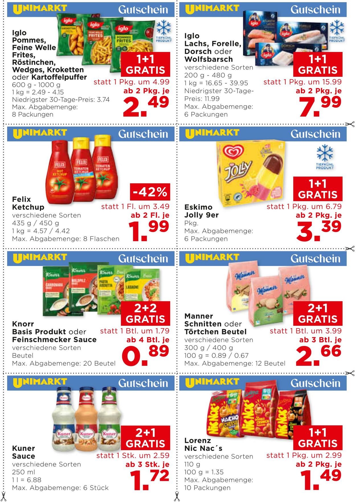 Prospekt Unimarkt 16.07.2025 - 29.07.2025