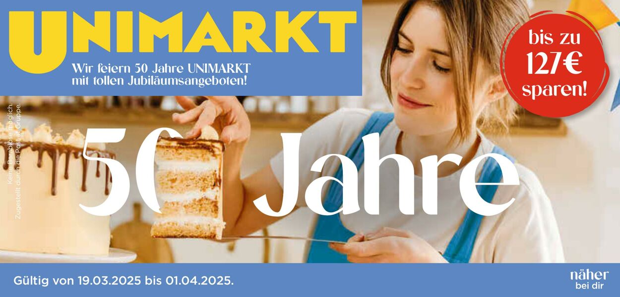 Prospekt Unimarkt 19.03.2025 - 01.04.2025