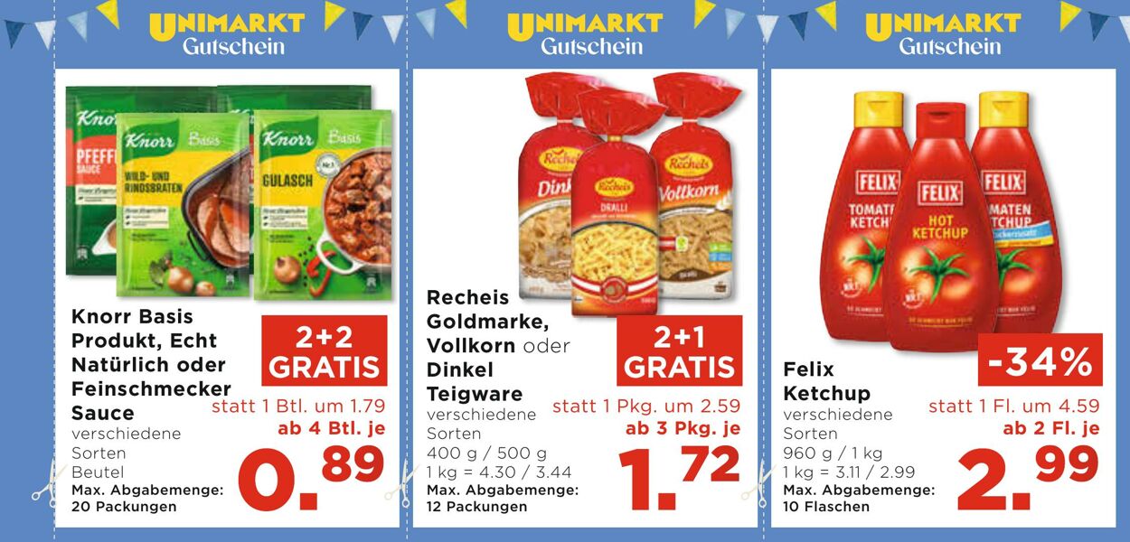 Prospekt Unimarkt 19.03.2025 - 01.04.2025