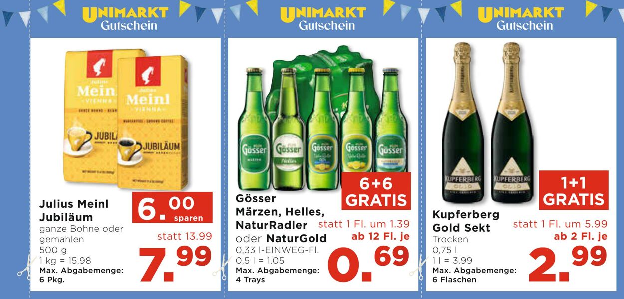 Prospekt Unimarkt 19.03.2025 - 01.04.2025