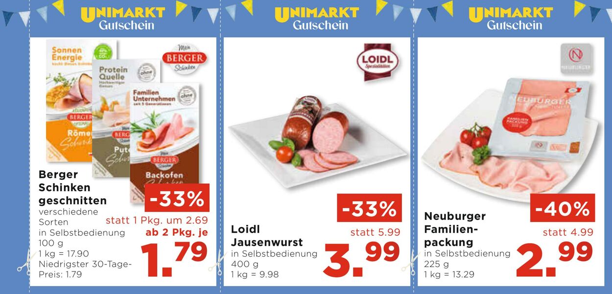 Prospekt Unimarkt 19.03.2025 - 01.04.2025