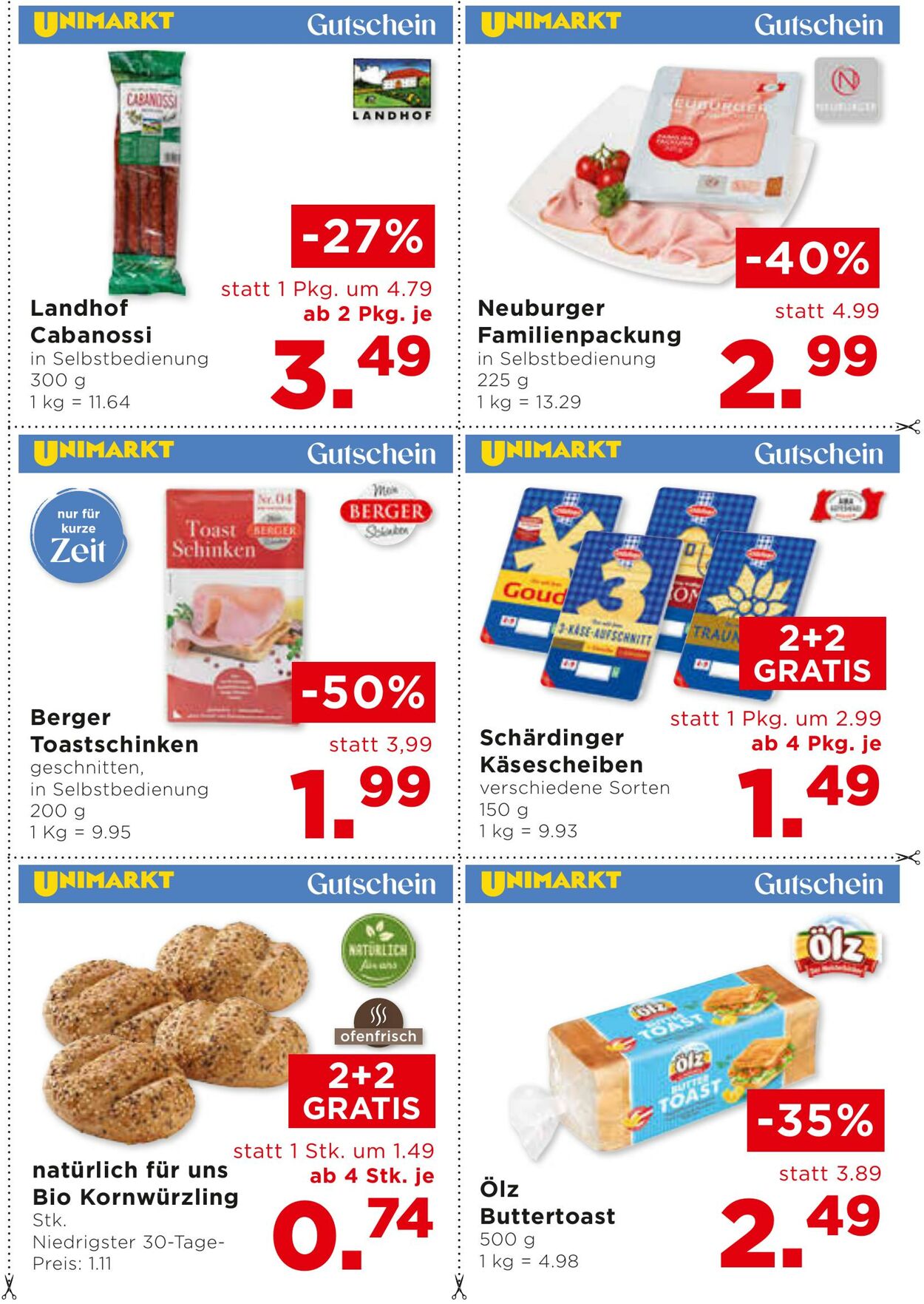 Prospekt Unimarkt 21.05.2025 - 03.06.2025