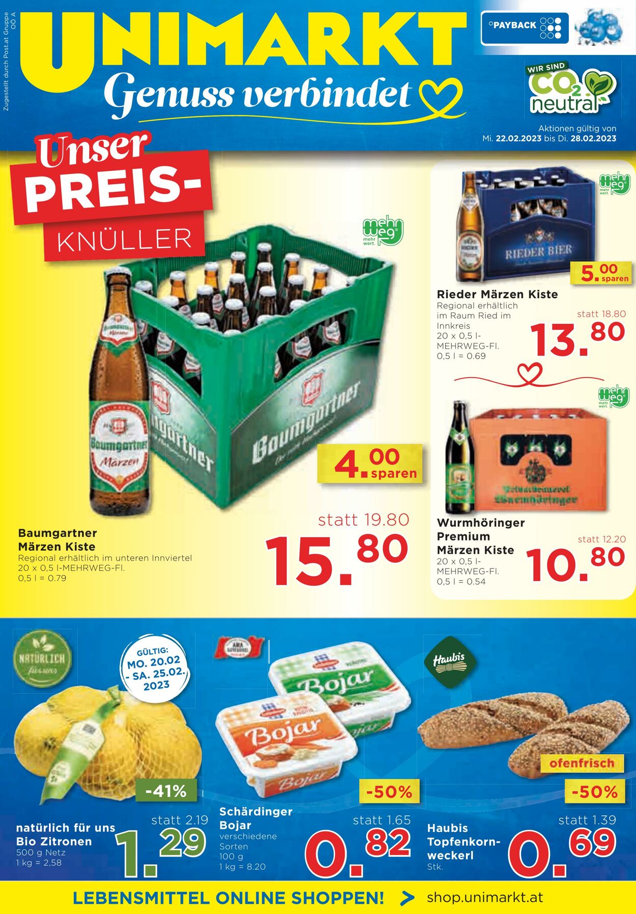 Prospekt Unimarkt 22.02.2023 - 28.02.2023