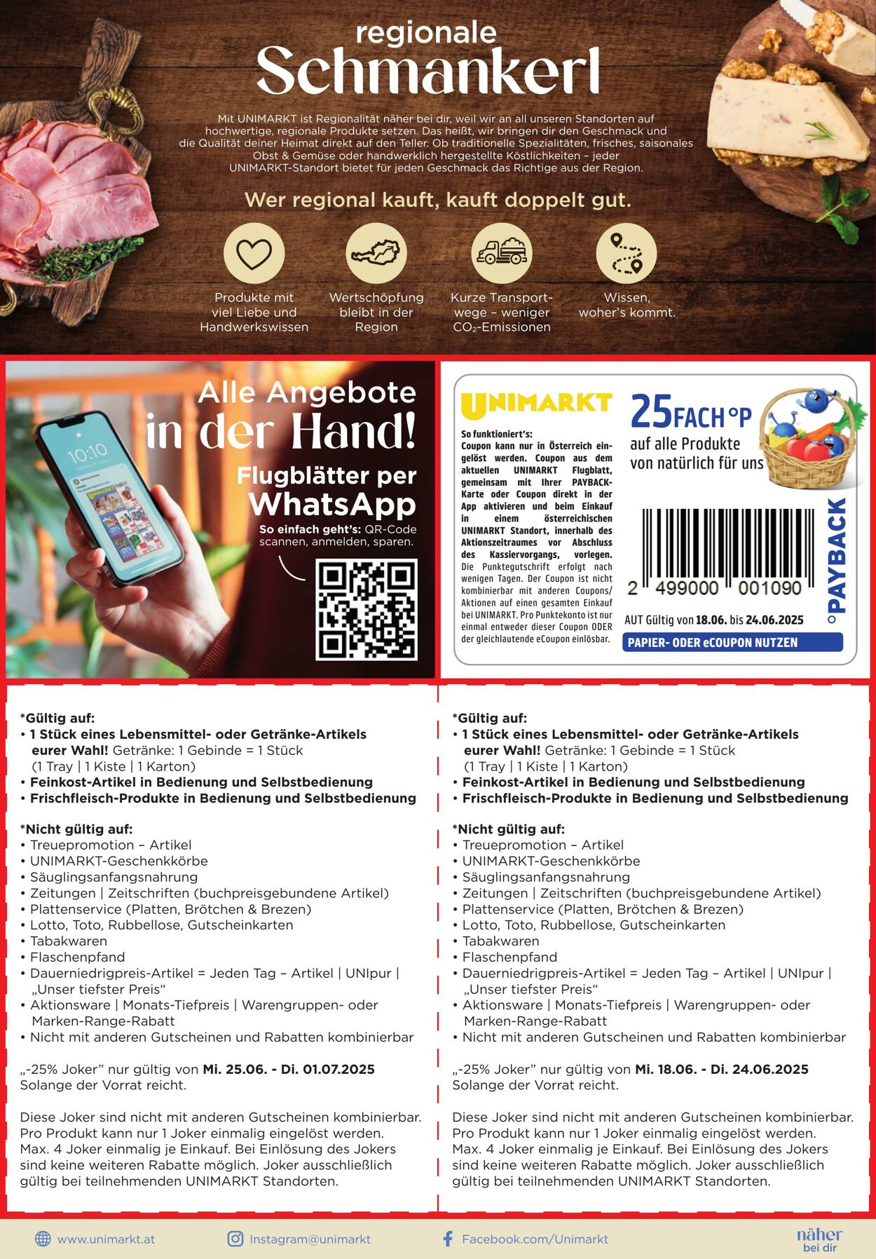 Prospekt Unimarkt 18.06.2025 - 01.07.2025