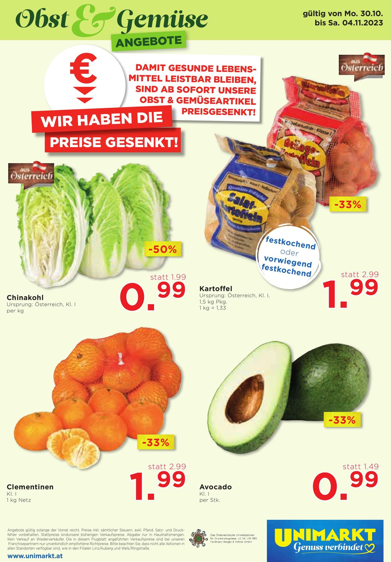 Prospekt Unimarkt 02.11.2023 - 07.11.2023