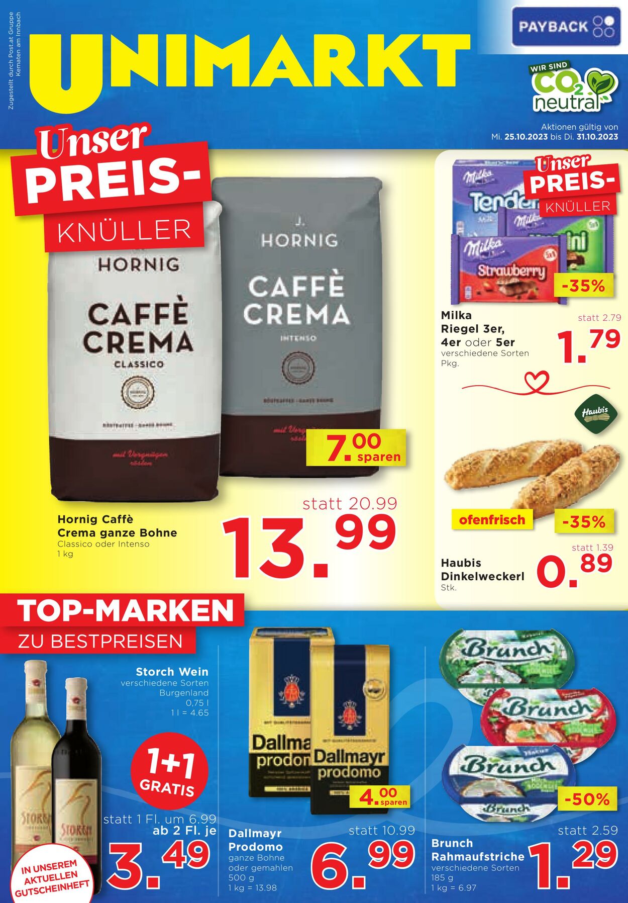 Prospekt Unimarkt 25.10.2023 - 31.10.2023