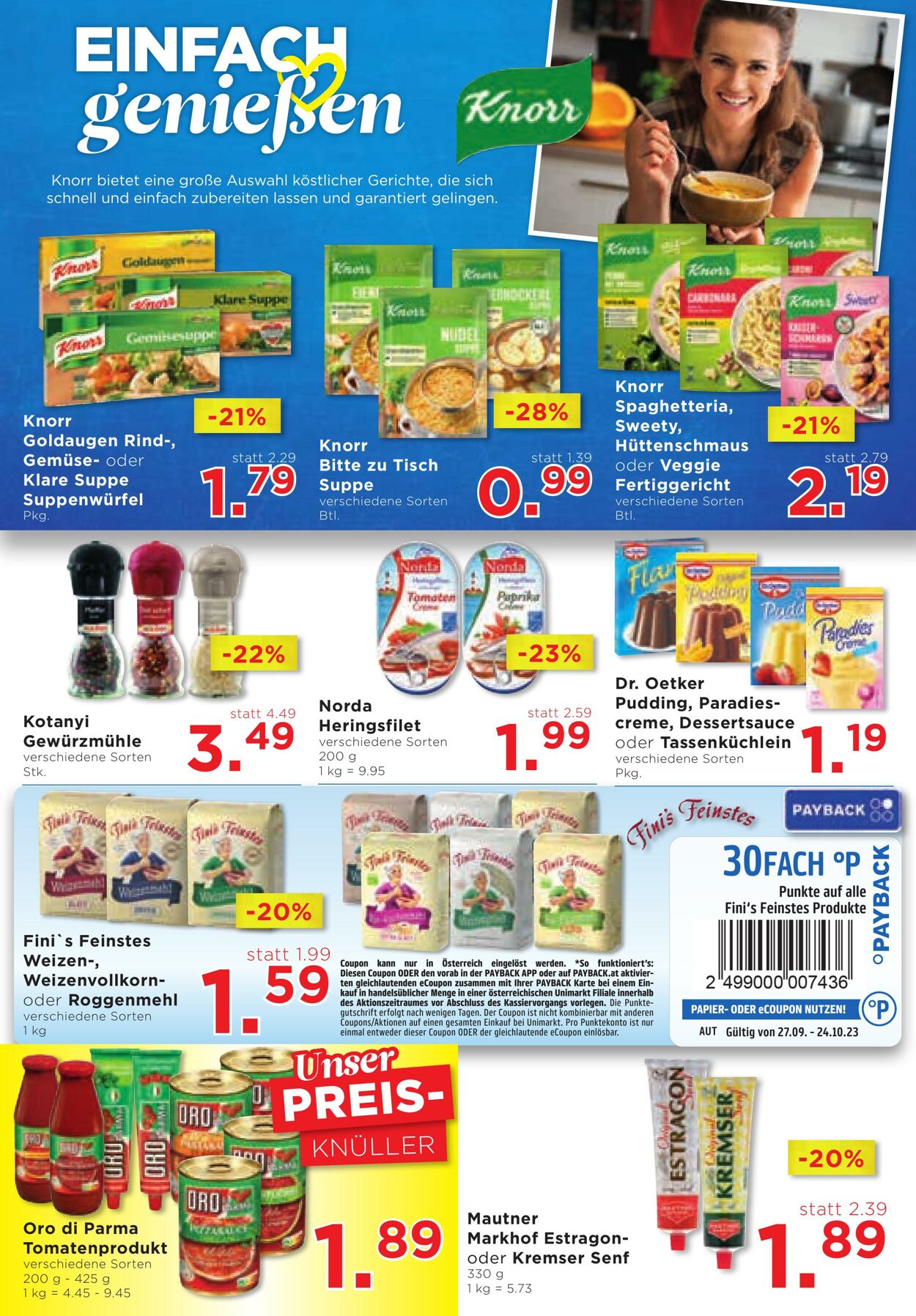 Prospekt Unimarkt 27.09.2023 - 03.10.2023