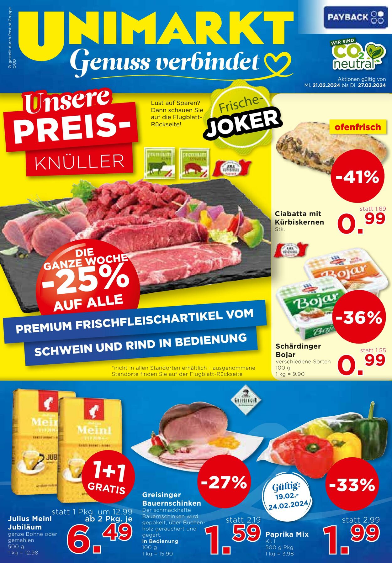 Prospekt Unimarkt 21.02.2024 - 27.02.2024