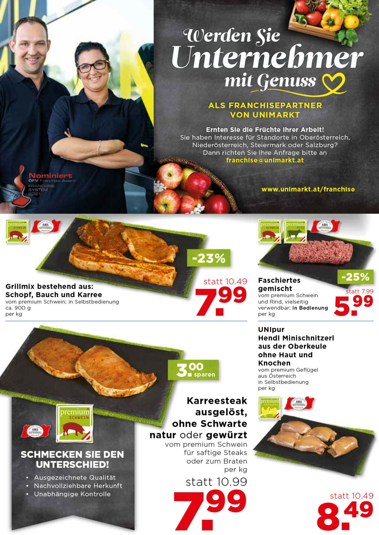 Prospekt Unimarkt 21.07.2021 - 27.07.2021