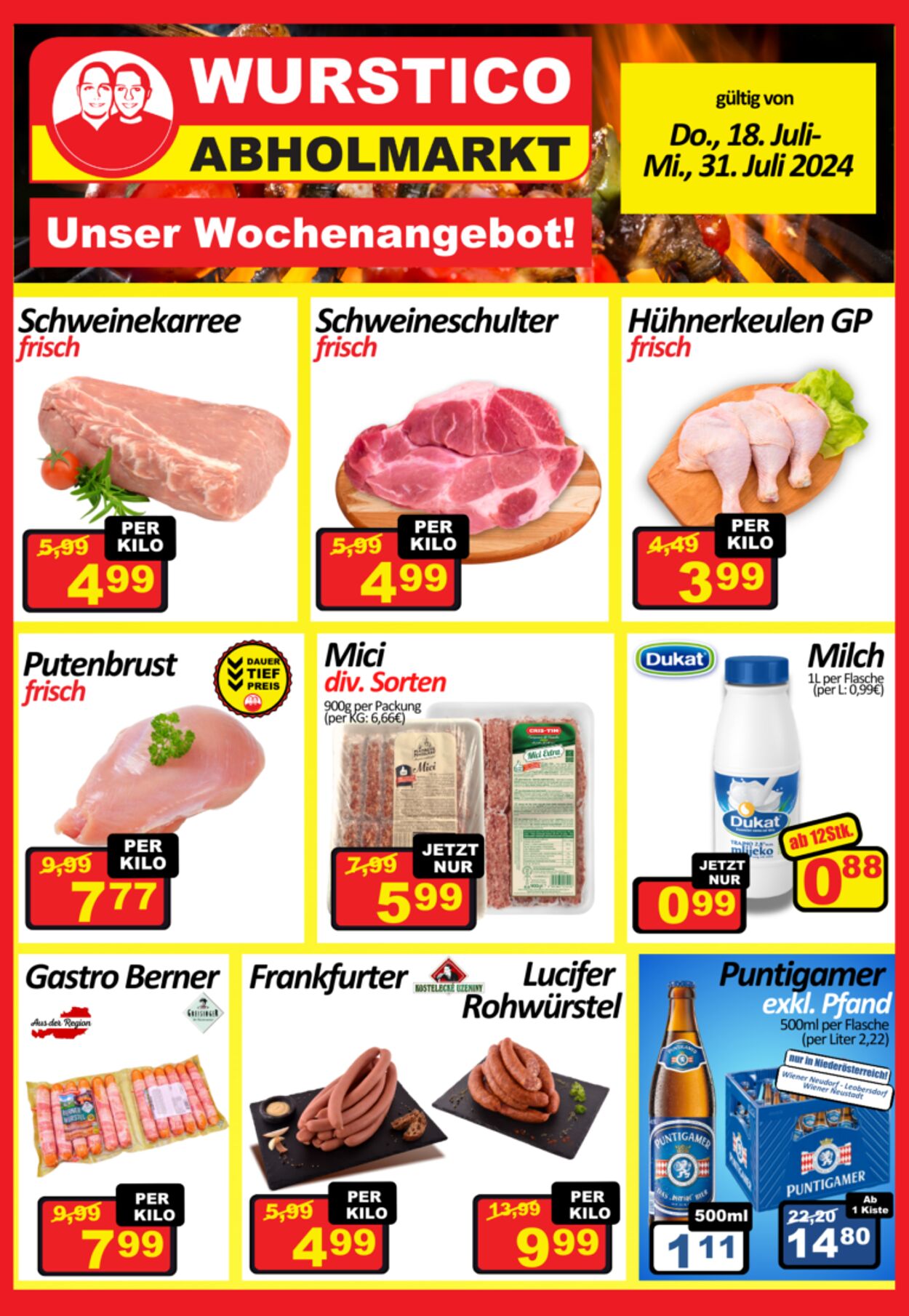 Prospekt Wurstico 25.07.2024 - 01.08.2024