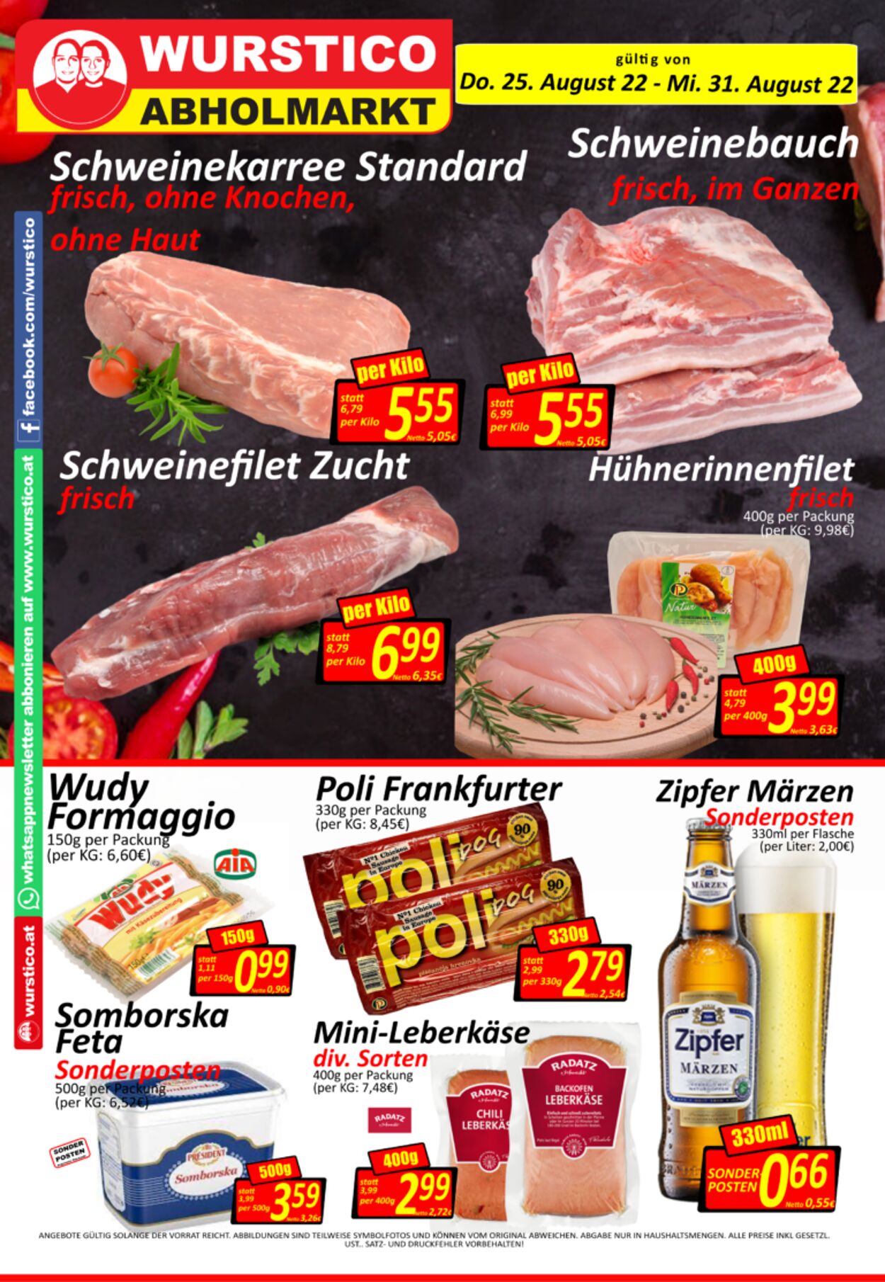 Prospekt Wurstico 25.08.2022 - 31.08.2022