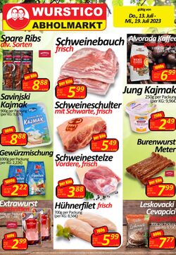 Prospekt Wurstico 13.07.2023 - 19.07.2023