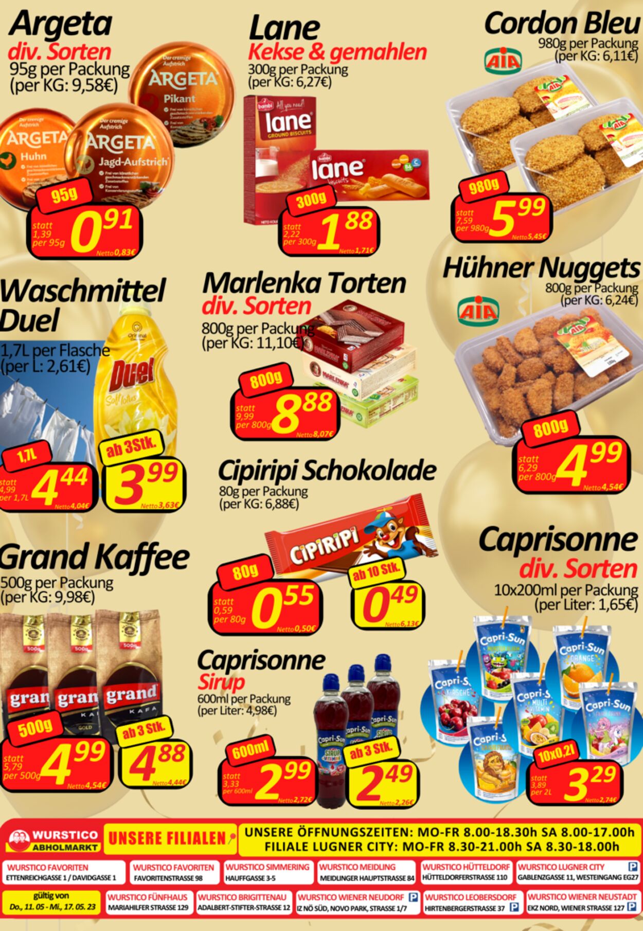 Prospekt Wurstico 11.05.2023 - 17.05.2023