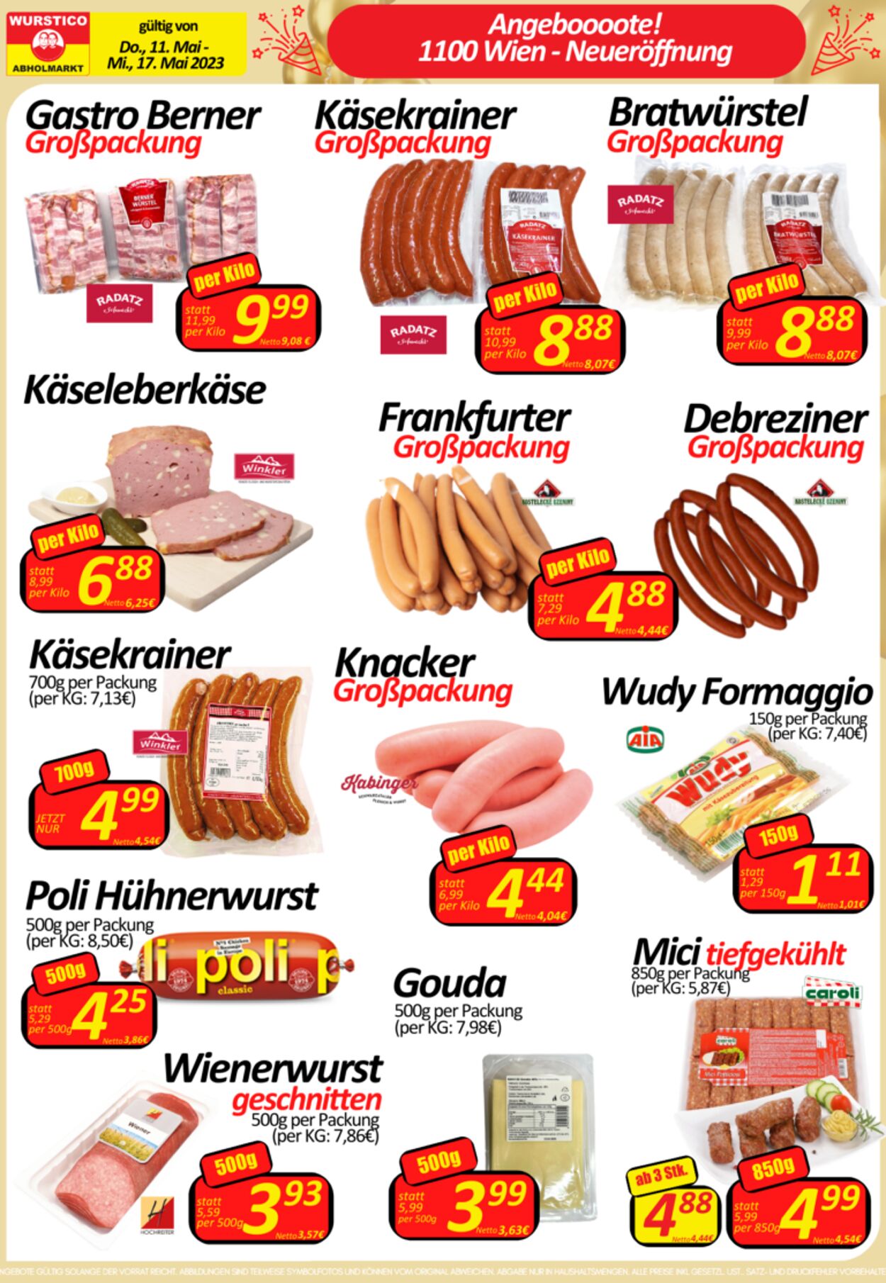 Prospekt Wurstico 11.05.2023 - 17.05.2023