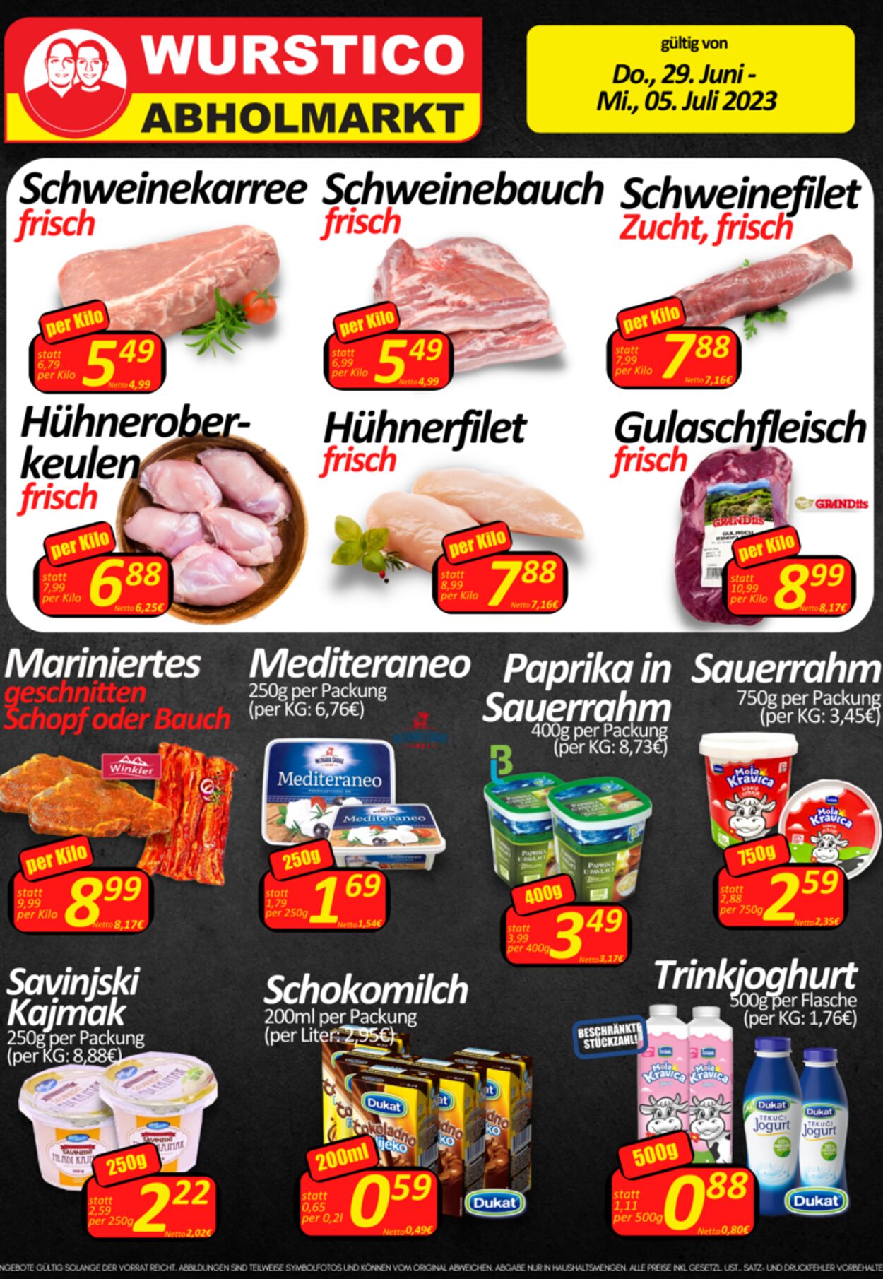 Prospekt Wurstico 29.06.2023 - 05.07.2023