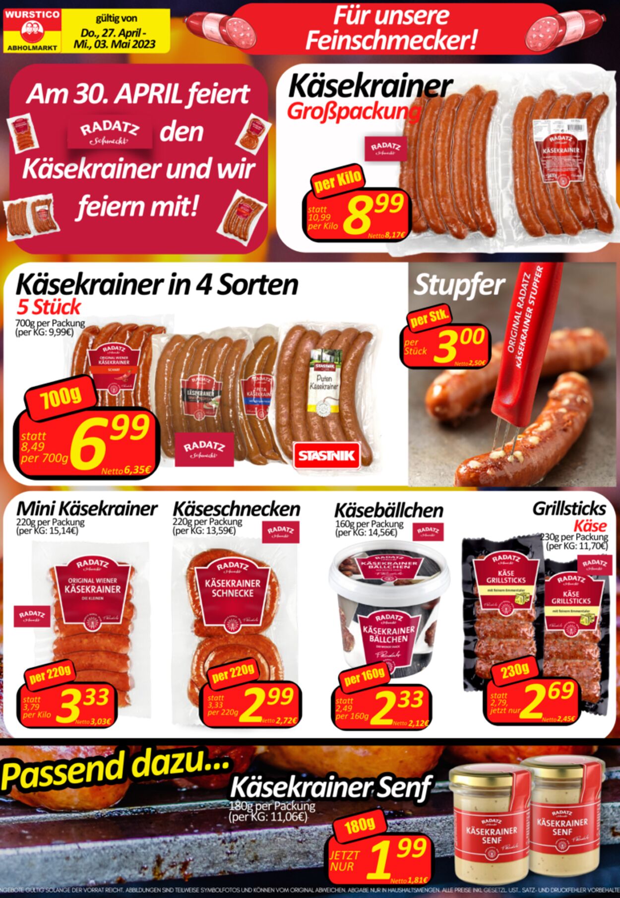 Prospekt Wurstico 27.04.2023 - 03.05.2023